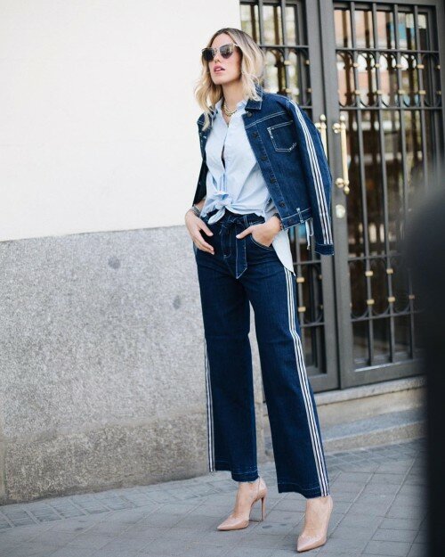 Полностью в джинсовом весной — модный тренд